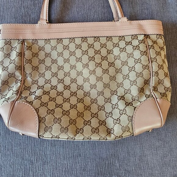 Gucci GG Canvas & Leather Mayfair Tote Bag Comes With 100 % COA - Picture 9 of 14